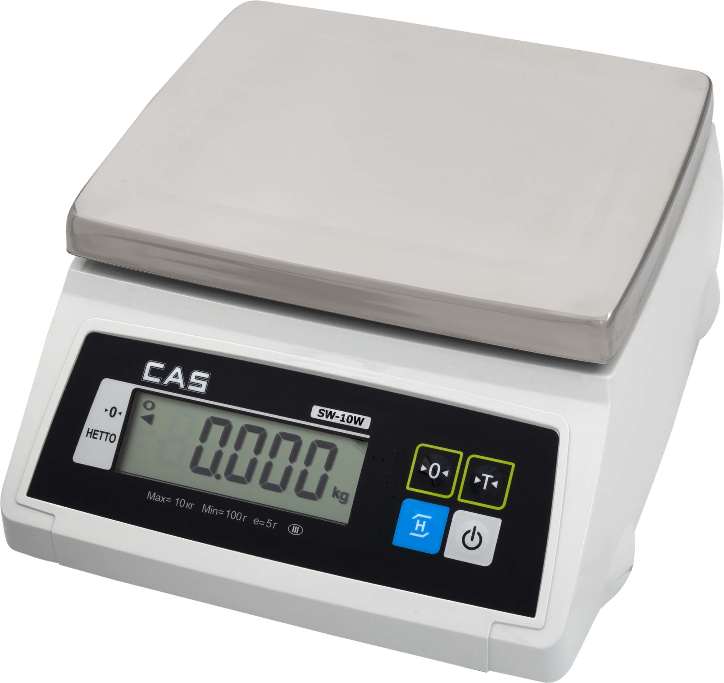cas-sw_w-22052010 Настольные весы марки SW-W на 2, 5, и 10 кг., водо-пылезащитные. — изображение 1