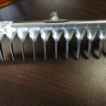Грабли сварные с витым зубом 12 зубьев, нержавейка, б/черенка