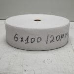 Лента бумажная окантовочная для мешкозашивочных машин 6,0 см*100 м, цвет БЕЛЫЙ, Индия