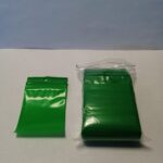 Пакет с замком Гриппер zip-lock50 мкм, цвет зеленый 5х7 см